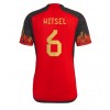 Belgien Axel Witsel #6 Hemmatröja VM 2022 Korta ärmar